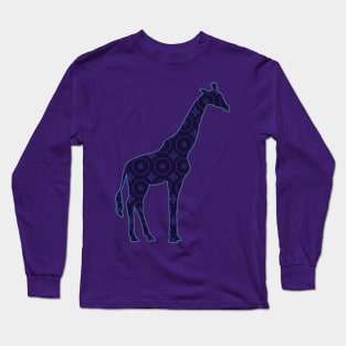 Patterned Giraffe Long Sleeve T-Shirt